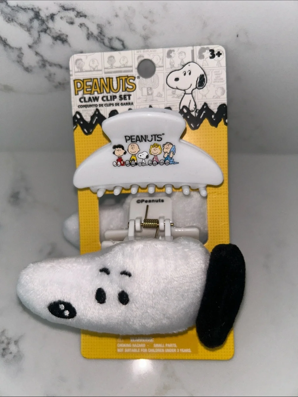 Peanuts Snoopy Plush Claw Hair Clip